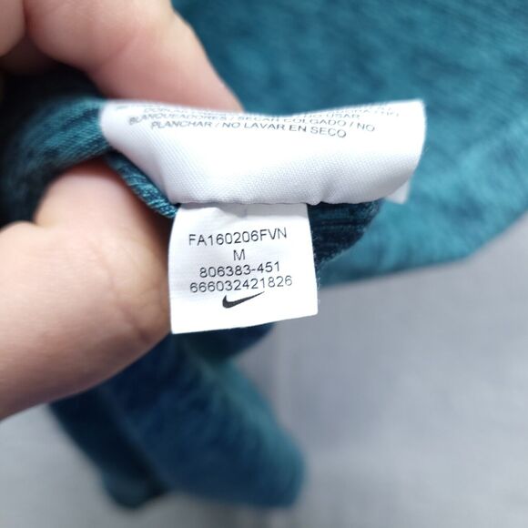 NIKE DRI-FIT Shirt Women’s M Regular Fit V-Neck T-Shirt Athleisure Running - Picture 5 of 8